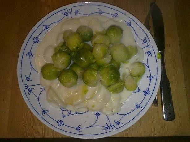 Kohlsprossen auf Béchamelkartoffeln Rezept - ichkoche.at Kohlsprossen auf Béchamelkartoffeln Rezept - ichkoche.at