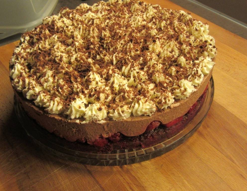 Schokolade-Himbeertorte Schokolade-Himbeertorte