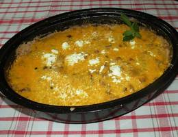 Nudelauflauf mit Faschiertem und Kürbis Nudelauflauf mit Faschiertem und Kürbis