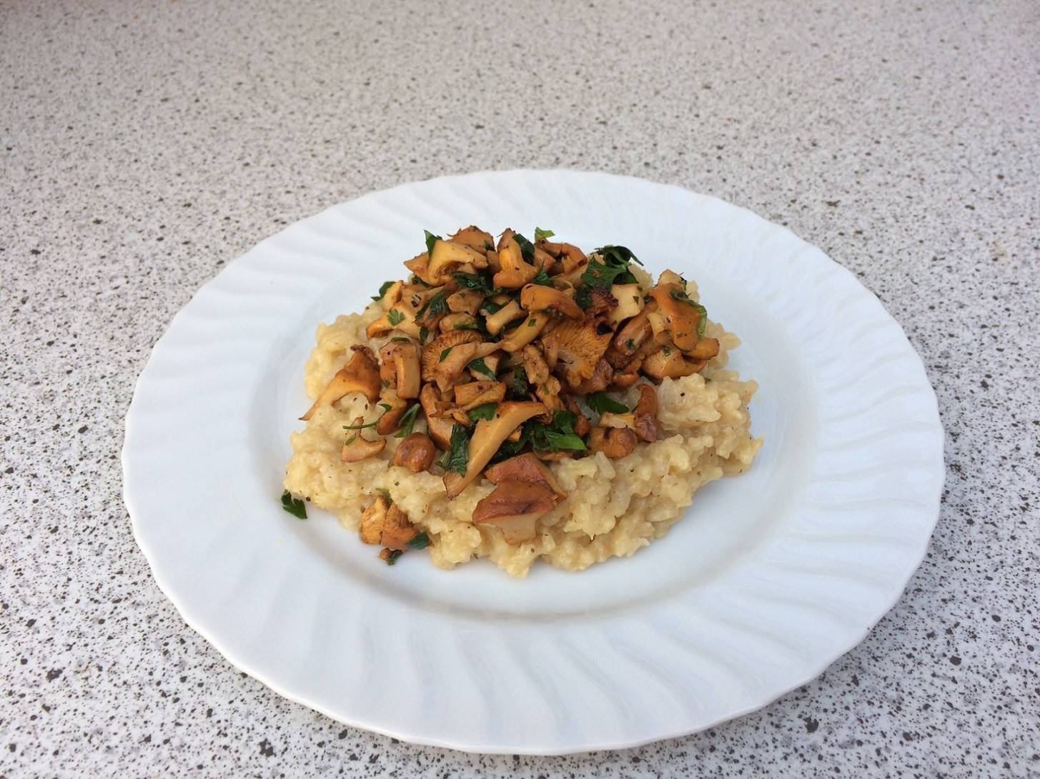 Eierschwammerl-Risotto