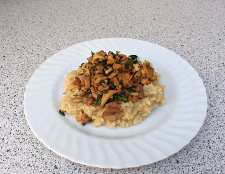 Eierschwammerl-Risotto Eierschwammerl-Risotto