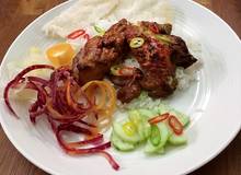 Indonesisches Huhn mit Erdnusssauce Indonesisches Huhn mit Erdnusssauce