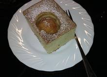 Weicher Backpulverteig mit Apfel Weicher Backpulverteig mit Apfel