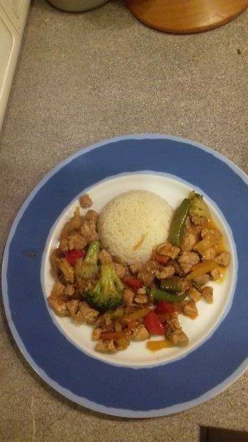 Schweinefleisch süß-pikant Rezept - ichkoche.de