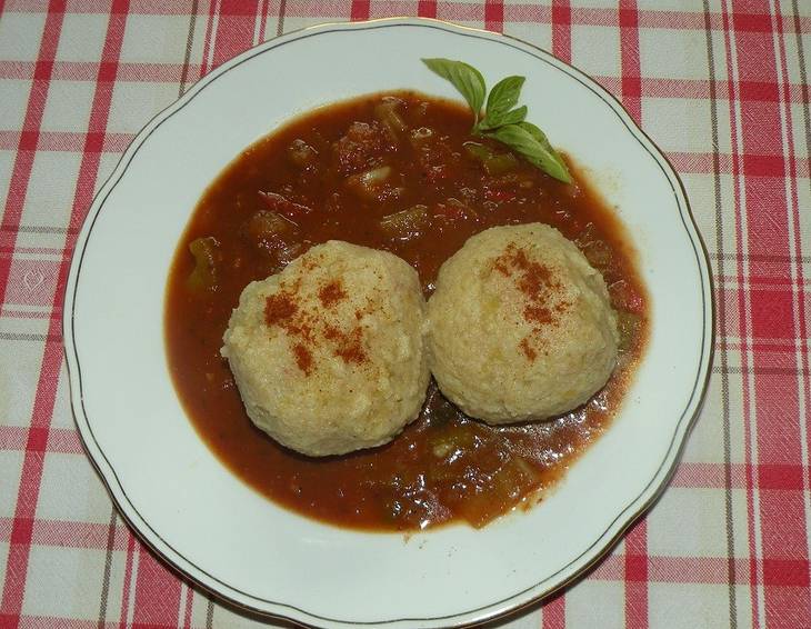 Majoran-Fleischknödel