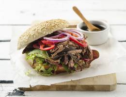 Pulled Duck Burger Pulled Duck Burger
