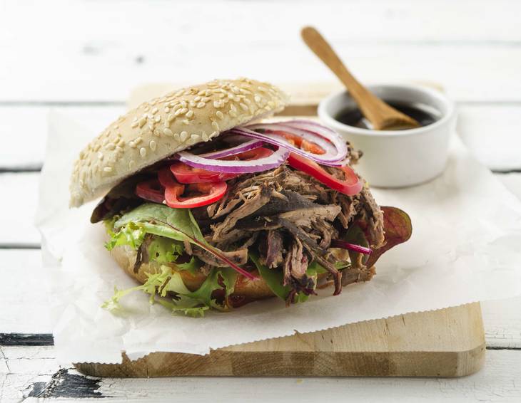 Pulled Duck Burger Pulled Duck Burger