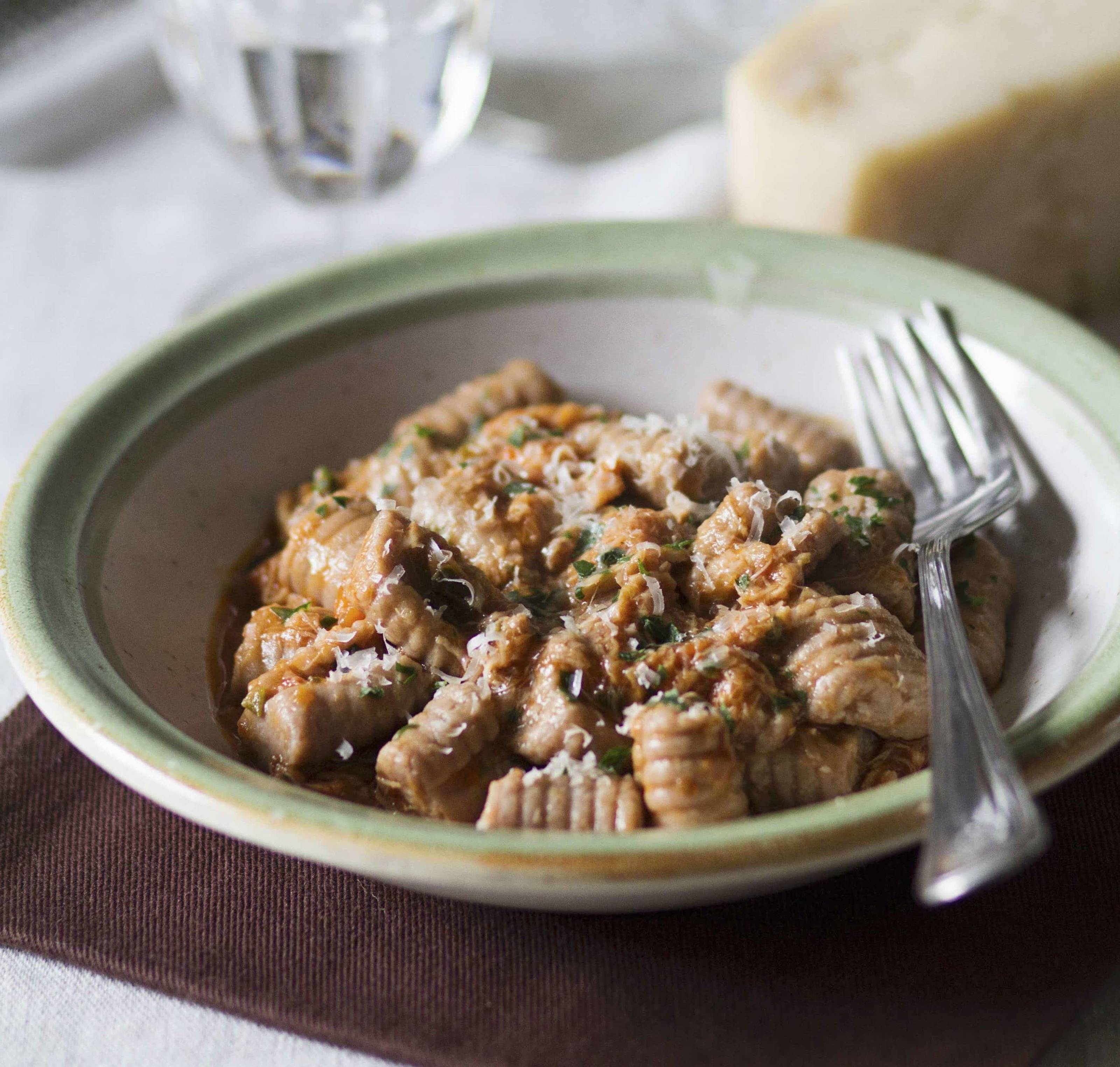 Maroni-Gnocchi mit Parmesan