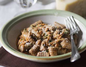 Maroni-Gnocchi mit Parmesan