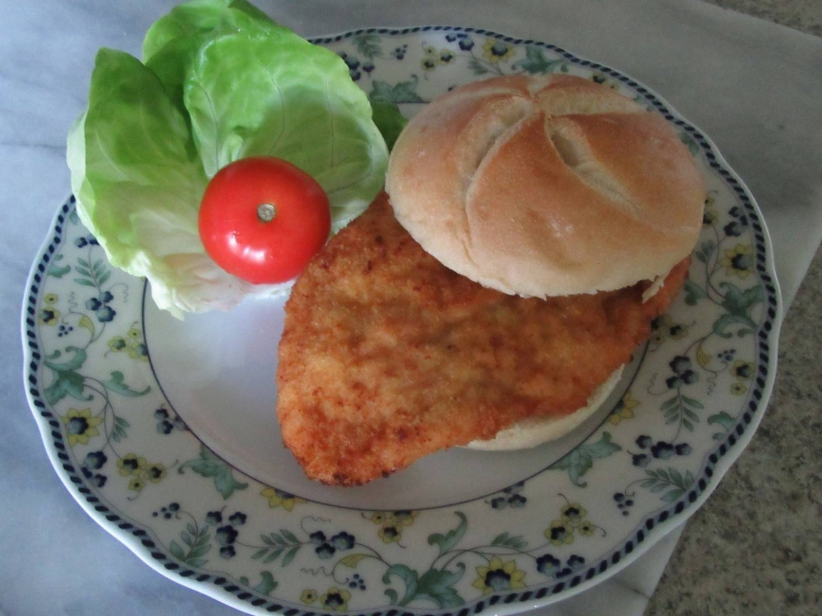 Hühnerschnitzelsemmel