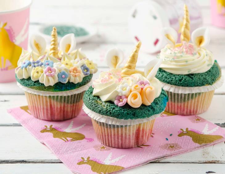 Einhorn Cupcakes