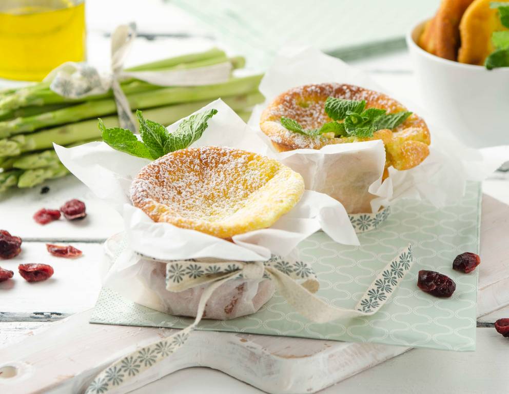 Spargel-Cranberry-Soufflé Spargel-Cranberry-Soufflé