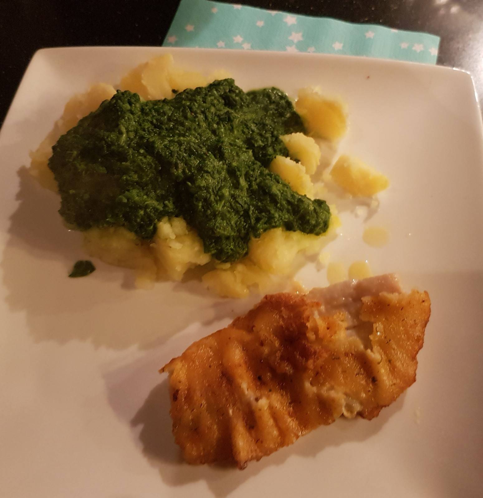 Seelachsfilet mit Rahmspinat Rezept - ichkoche.ch
