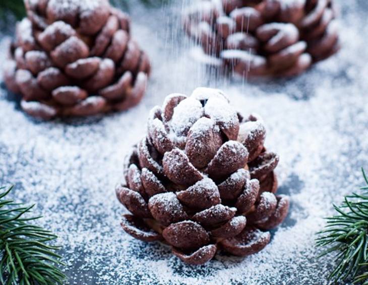 Schoko-Tannenzapfen Schoko-Tannenzapfen