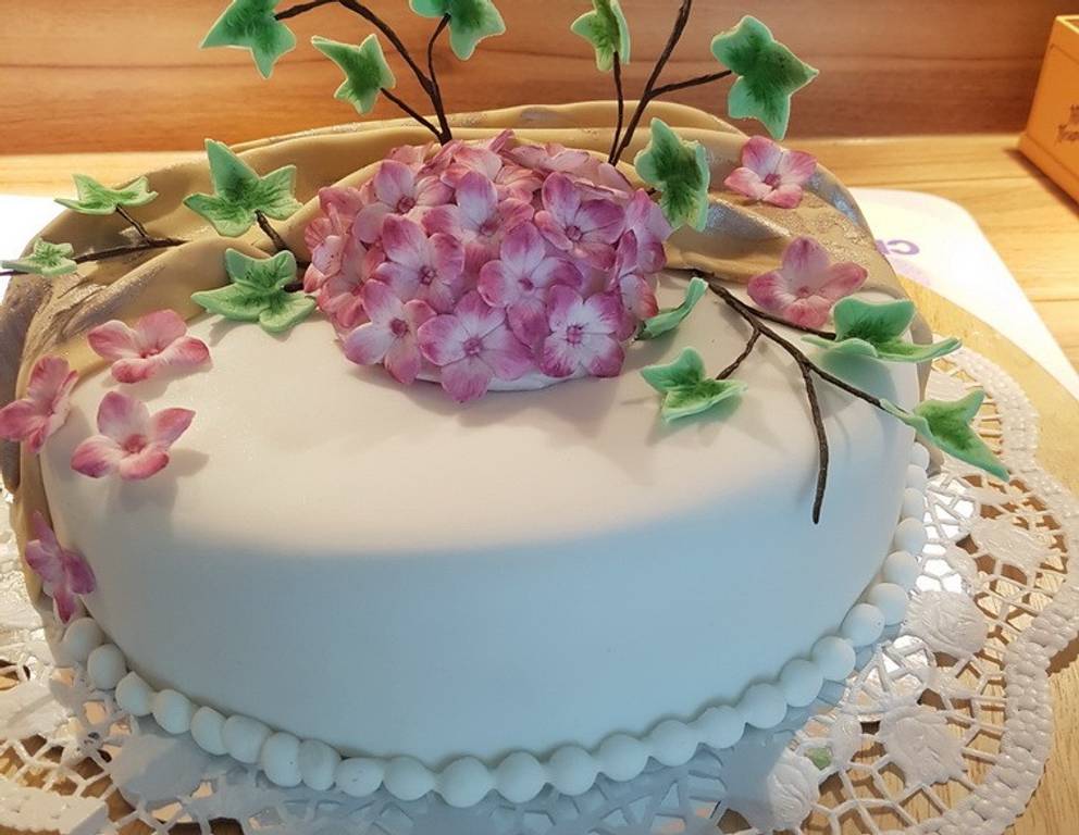 Geburtstagstorte Hortensie Geburtstagstorte Hortensie