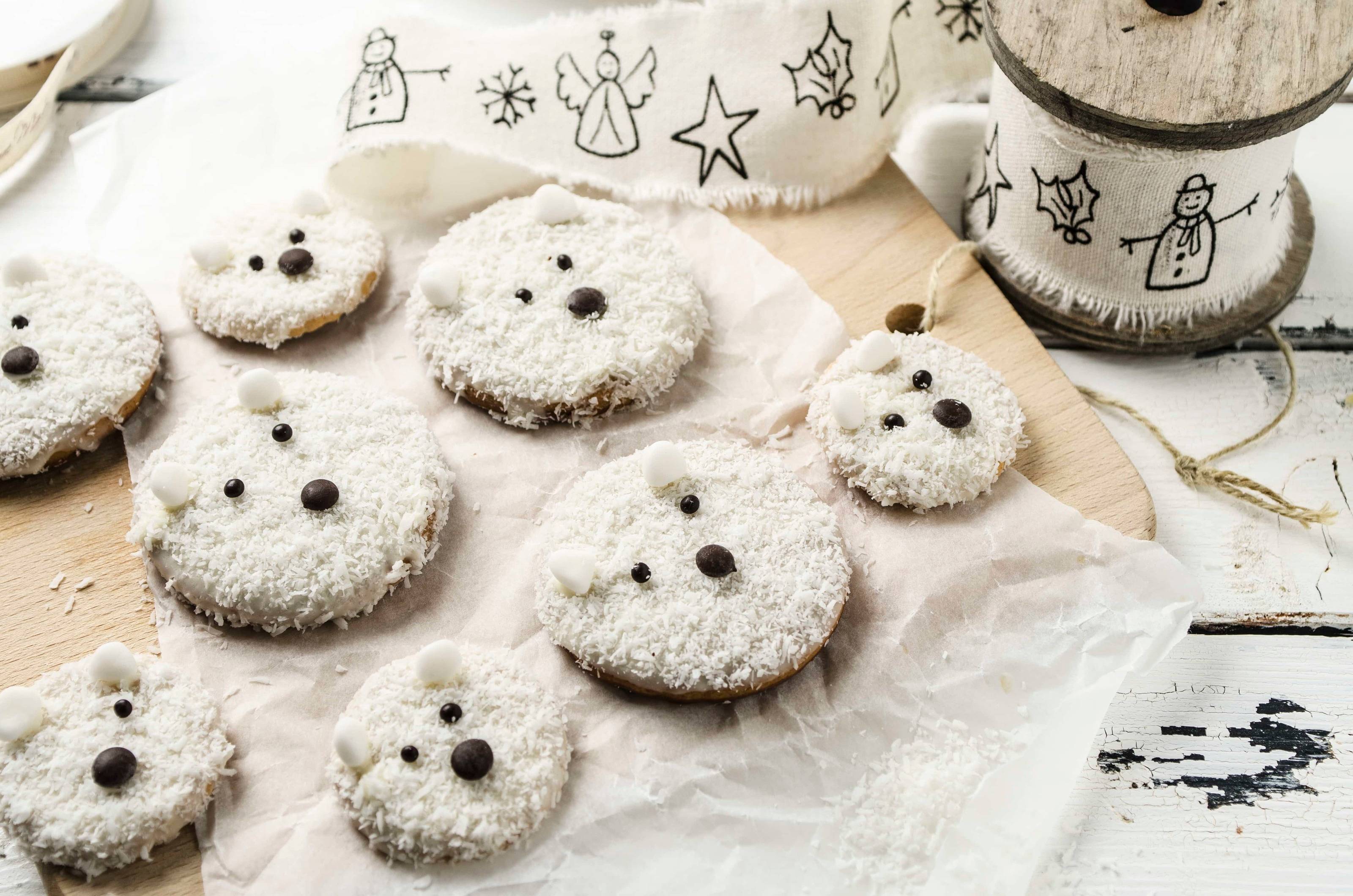 Flauschige Eisbär-Kekse Rezept - ichkoche.ch Flauschige Eisbär-Kekse Rezept - ichkoche.ch