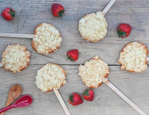 Streuselkuchen am Stiel Rezept