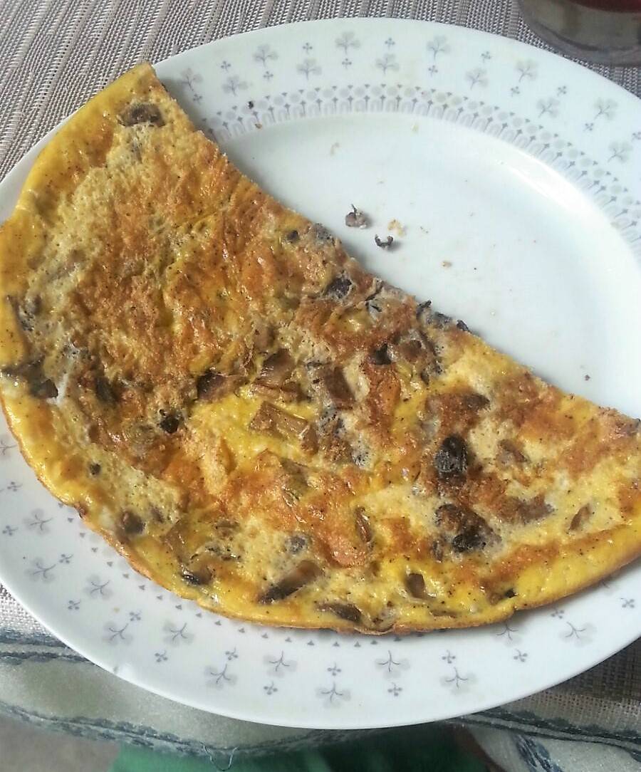 Omelette mit Champignons