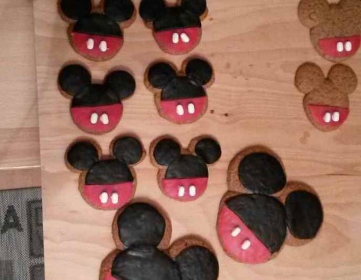 Mickey Mouse Lebkuchenkekse Mickey Mouse Lebkuchenkekse