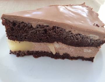 Birnen-Schokomousse-Torte