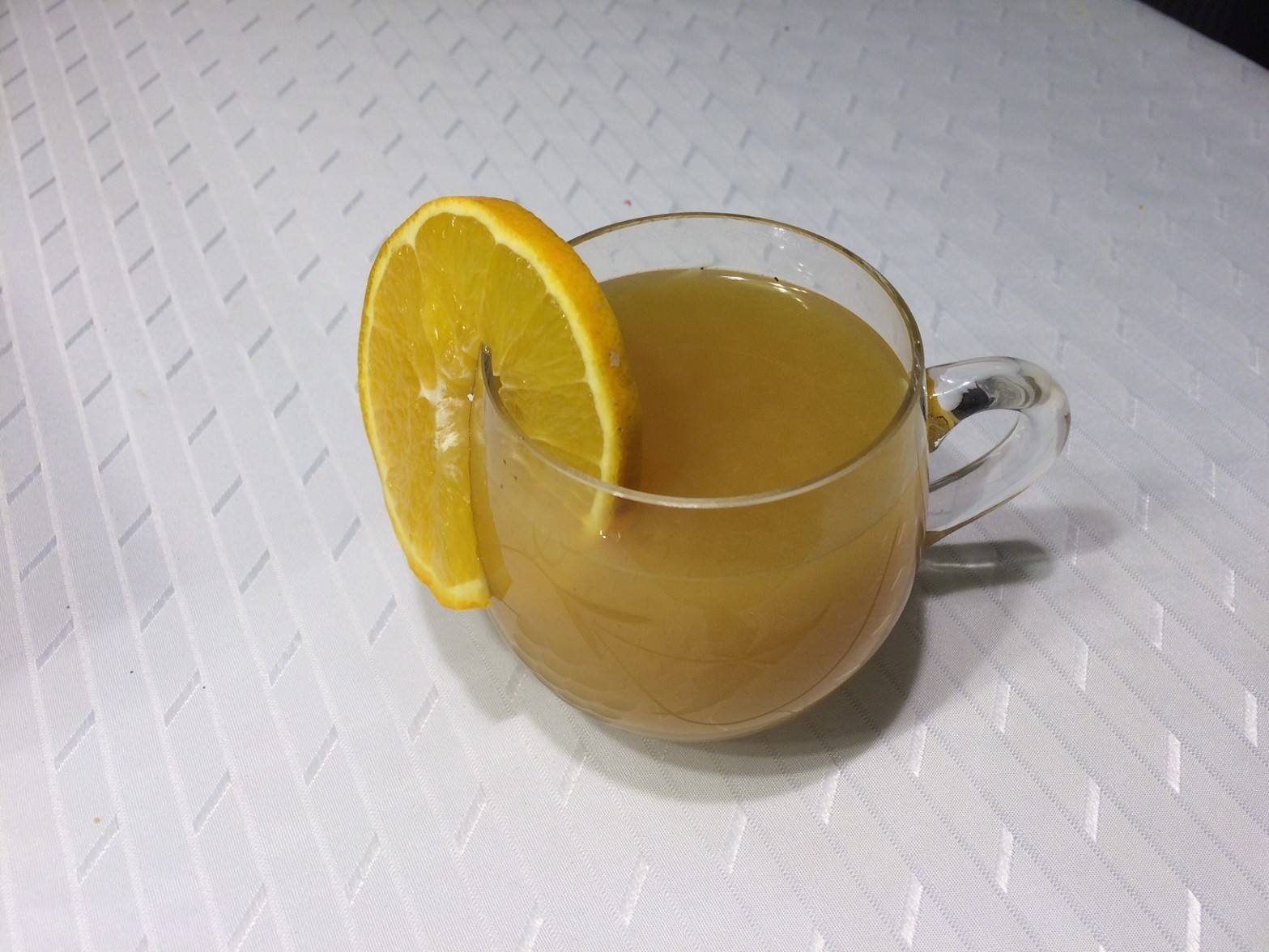 Tee-Orangen-Punsch