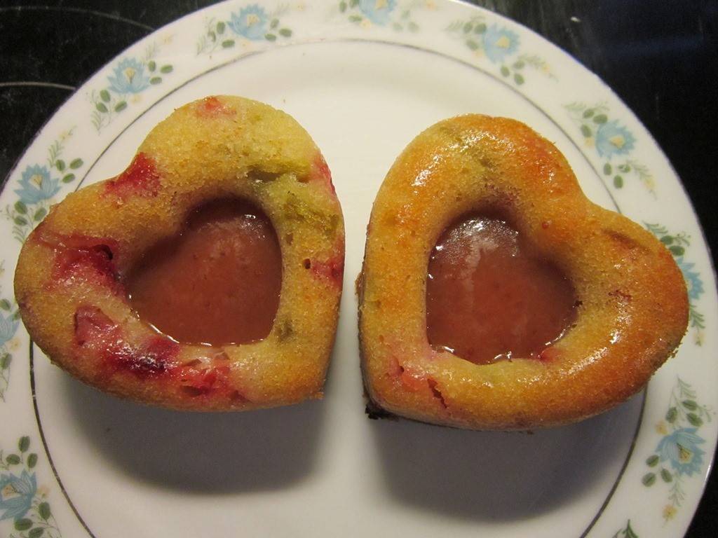 Erdbeer-Rhabarber-Muffins Rezept - ichkoche.ch