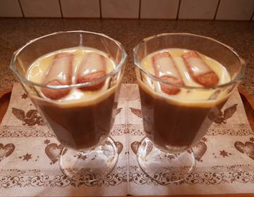 Eierlikör-Kaffee Dessert