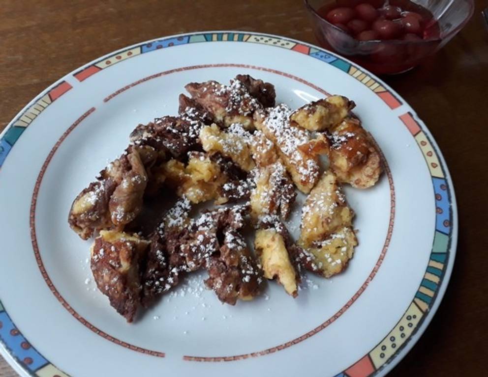 Marmorierter Kaiserschmarren Marmorierter Kaiserschmarren