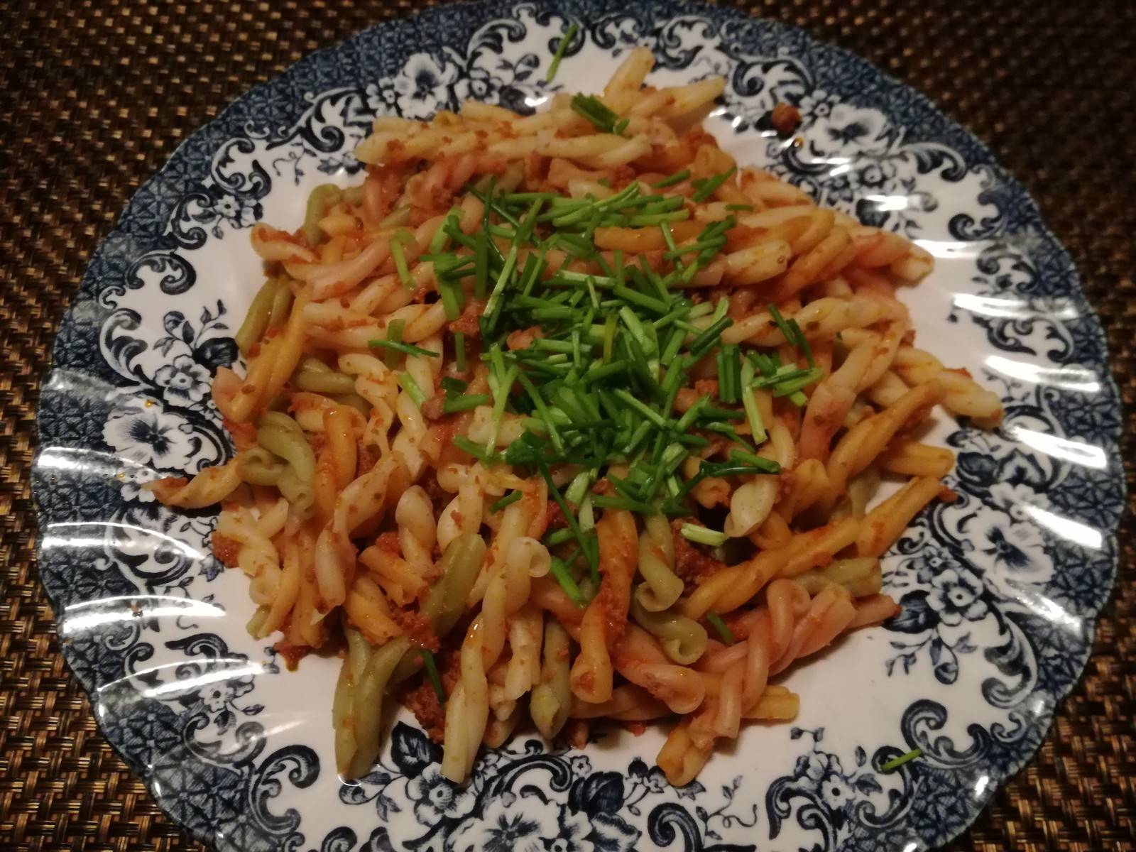 Nudeln mit Fleischsauce