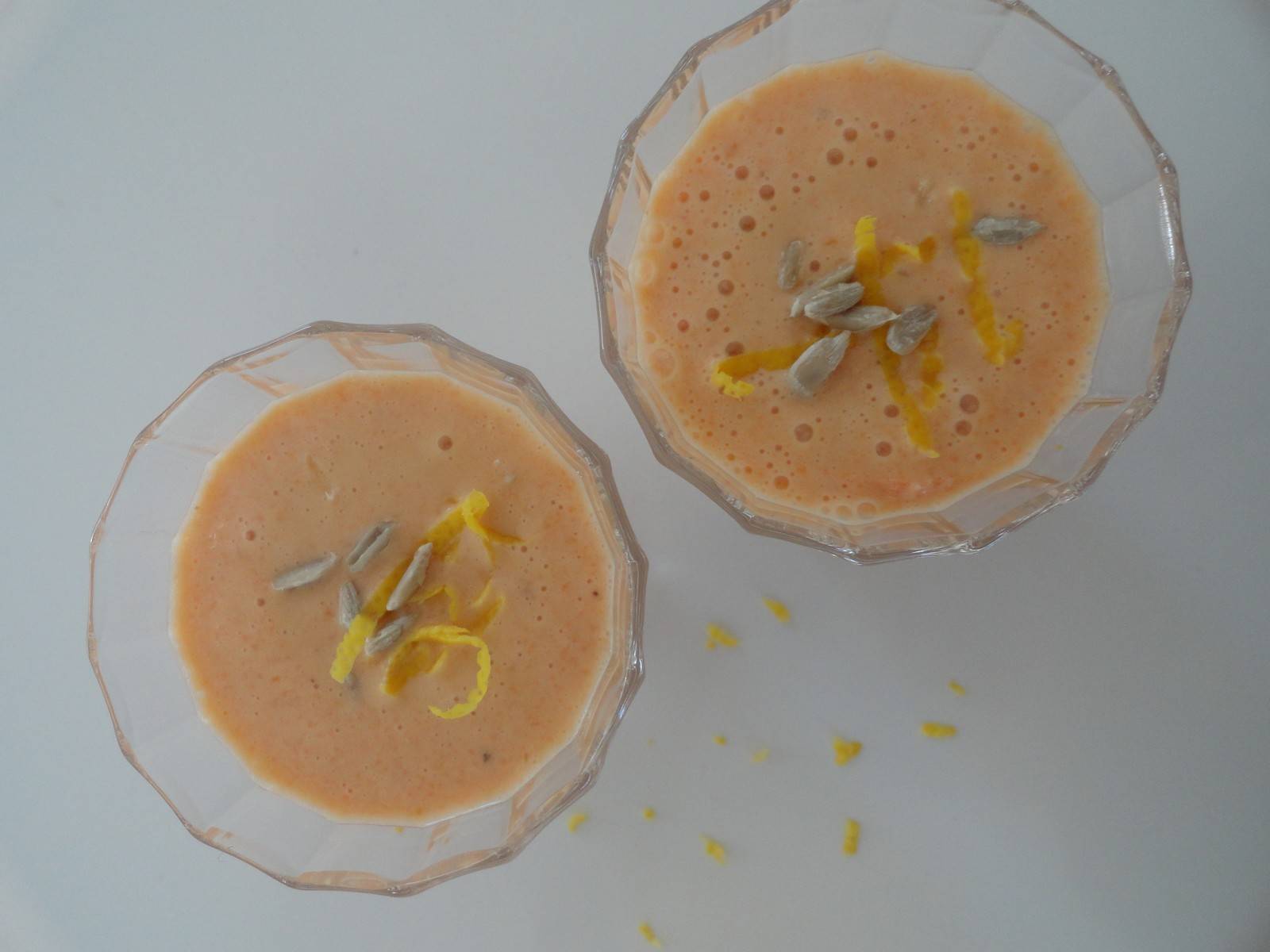Karotten-Sauermilch-Drink