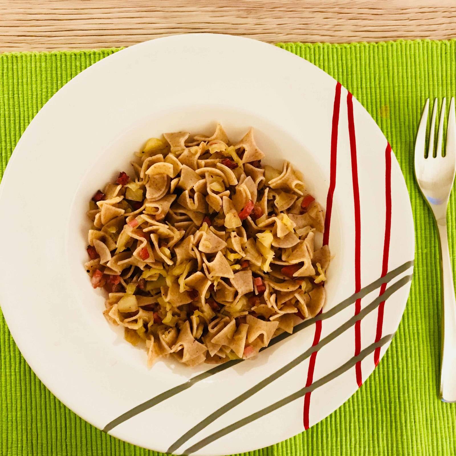 Vollkorn Krautfleckerl Rezept Ichkoche De