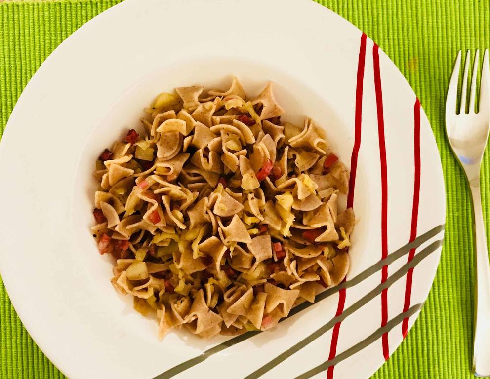 Vollkorn-Krautfleckerl Vollkorn-Krautfleckerl