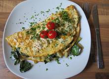 Mangold-Omelette