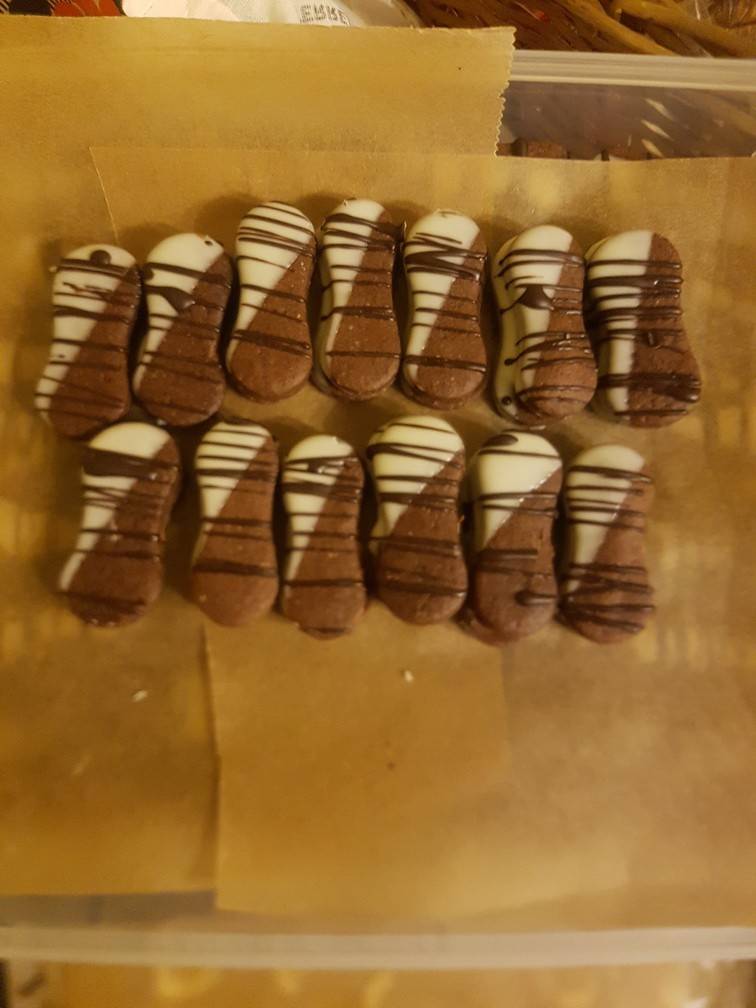 Schnelle Schokolademürbteig Biskotten