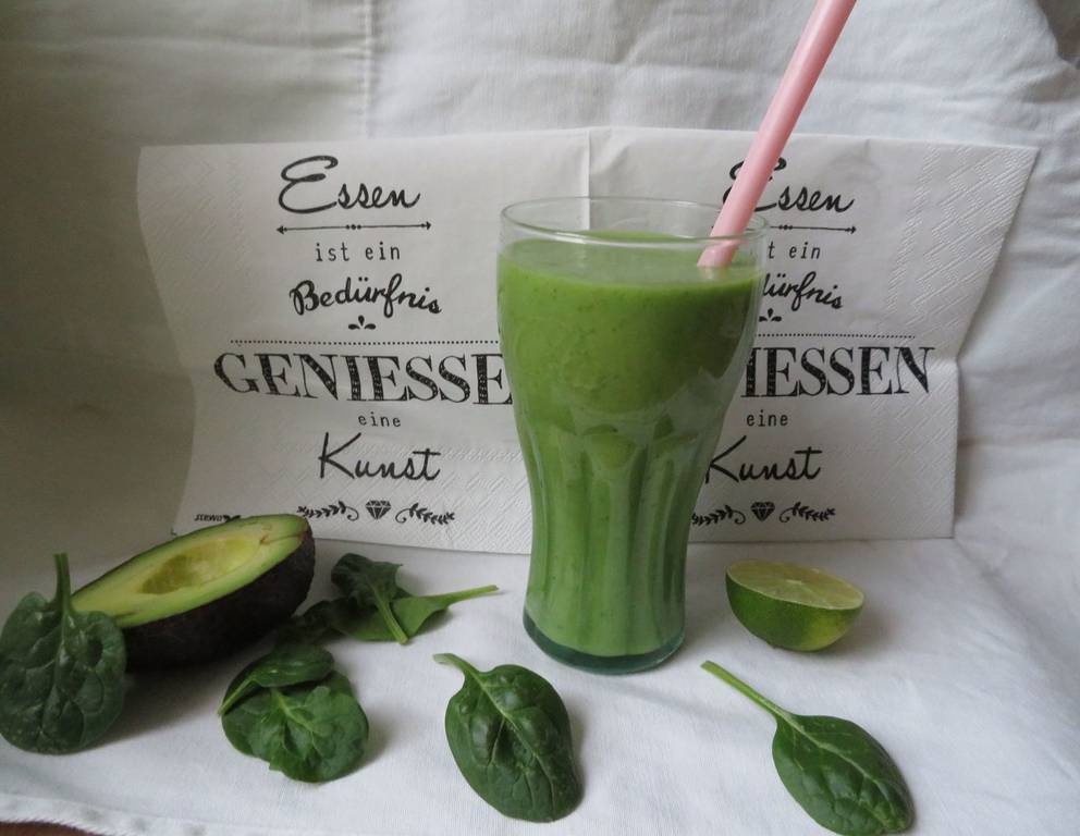 Avocado Spinat Smoothie Avocado Spinat Smoothie