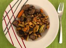 Fleischlaberl-Restlpfanne Fleischlaberl-Restlpfanne