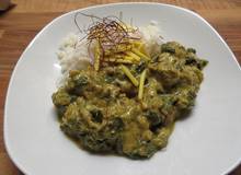 Indisches Lamm in Spinatsauce Indisches Lamm in Spinatsauce