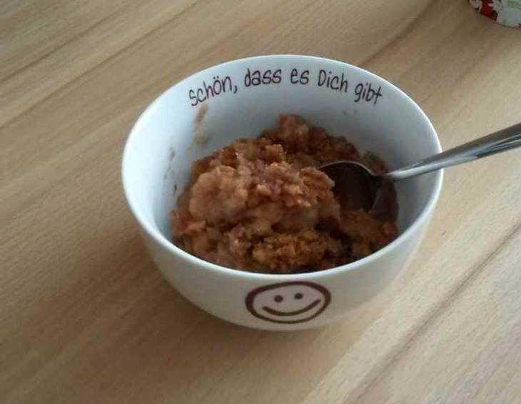 Warmes Apfeldessert aus dem Schongarer Warmes Apfeldessert aus dem Schongarer