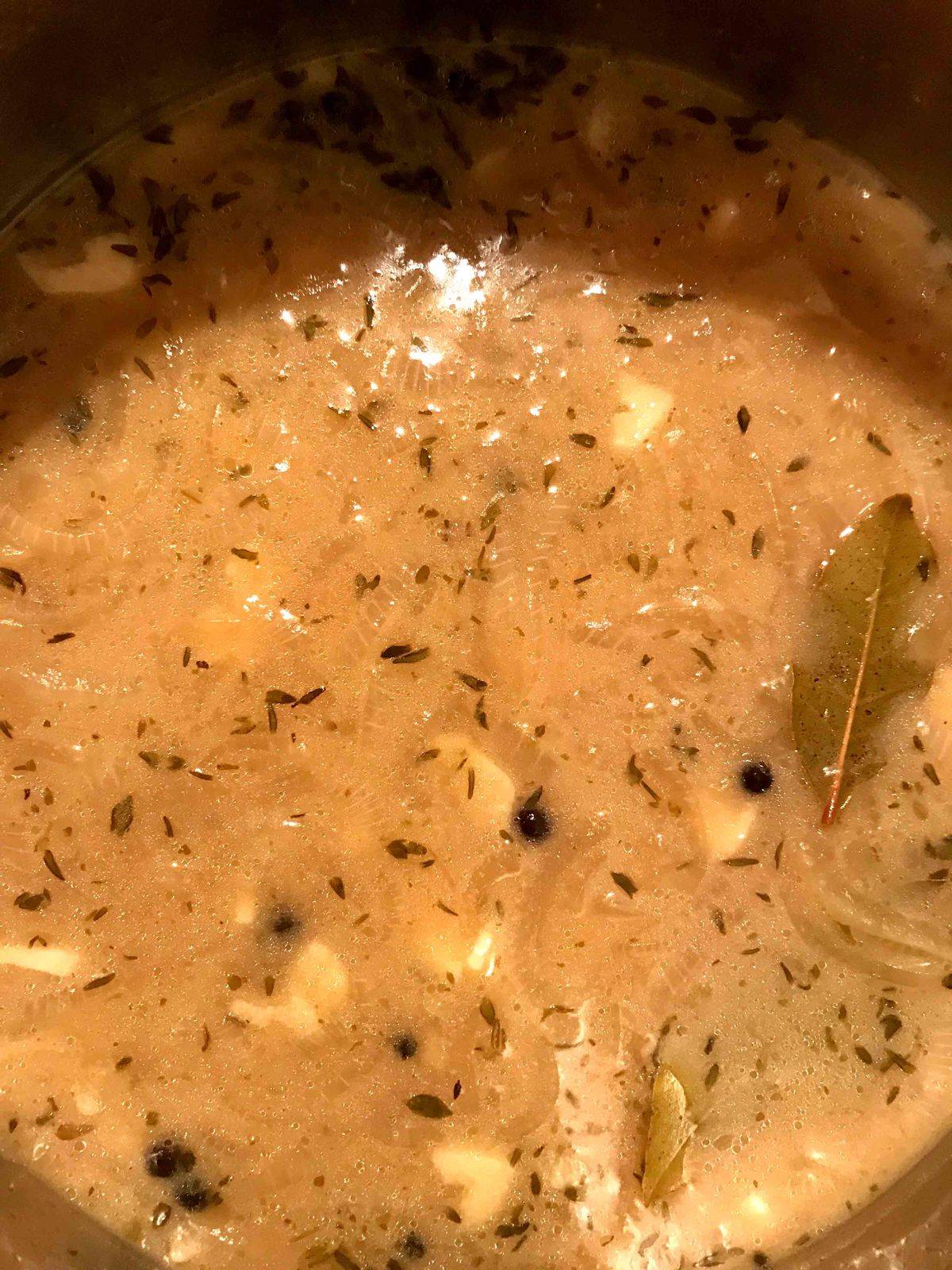 Französische Zwiebelsuppe