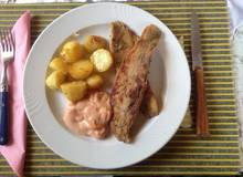 Zander mit Krabbenmayonnaise Zander mit Krabbenmayonnaise