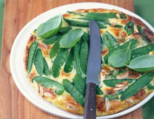 Tortilla mit Zuckerschoten Rezept