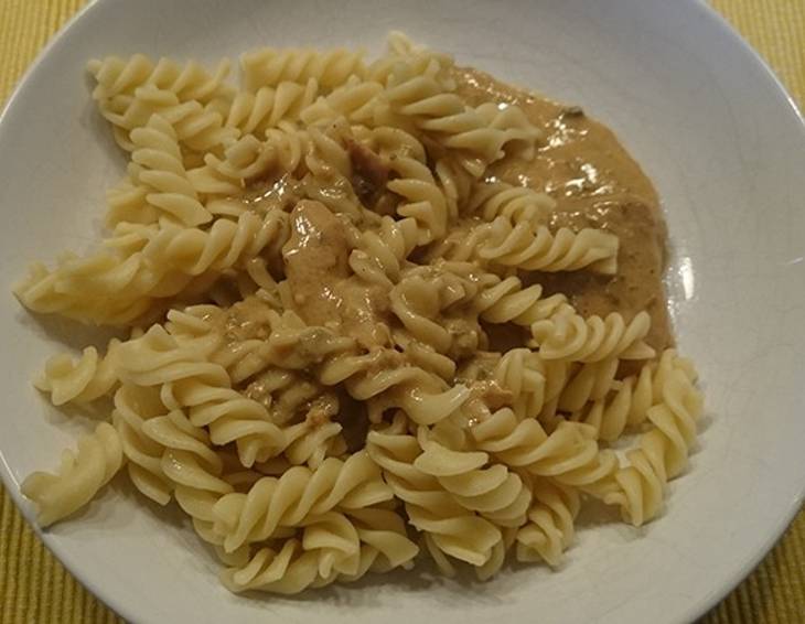 Spiralen an Gorgonzola-Walnuss-Sauce Spiralen an Gorgonzola-Walnuss-Sauce