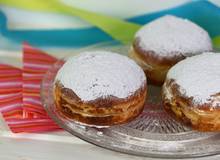Dinkelkrapfen aus dem Backrohr Dinkelkrapfen aus dem Backrohr