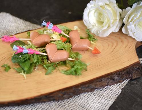 Würstelherzen Rezept