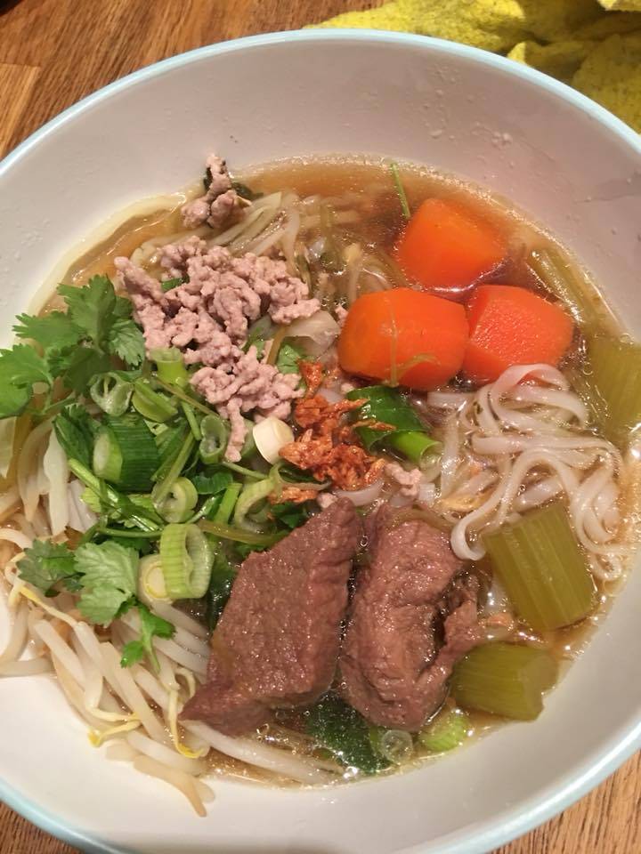 Pho mit Rindfleisch