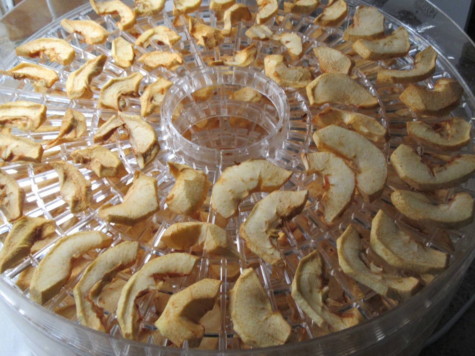 Getrocknete Apfelspalten im Dörrautomaten Rezept - ichkoche.de Getrocknete Apfelspalten im Dörrautomaten Rezept - ichkoche.de