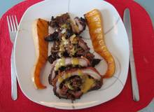 Wildschweinrollbraten vom Grill Wildschweinrollbraten vom Grill