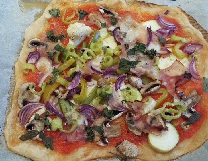 Gemüse Pizza Gemüse Pizza