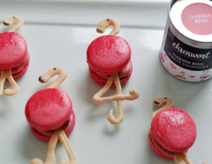 Flamingo-Macarons