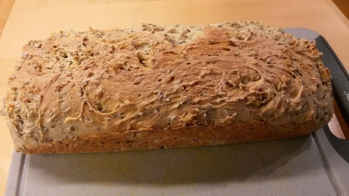 Topfen-Fitness Brot Rezept - ichkoche.de